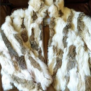 Wilson ‘s rabbit fur coat jacket